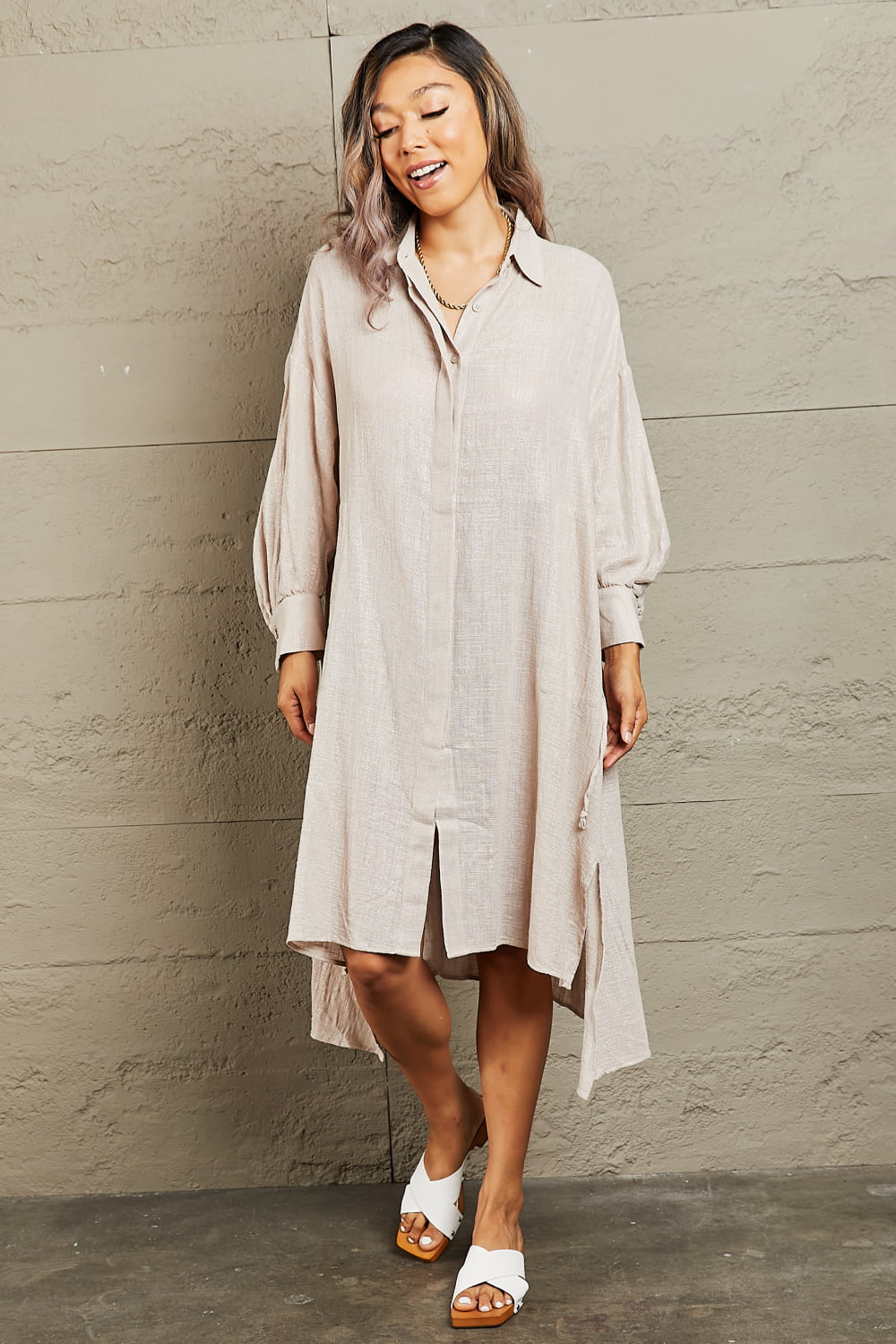 All Occasions Button Down Dress