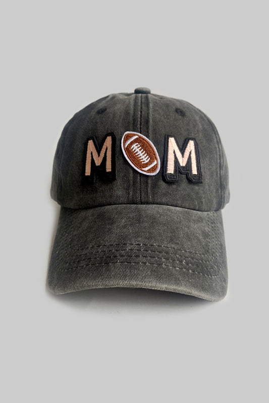 Mom Football Baseball Cap